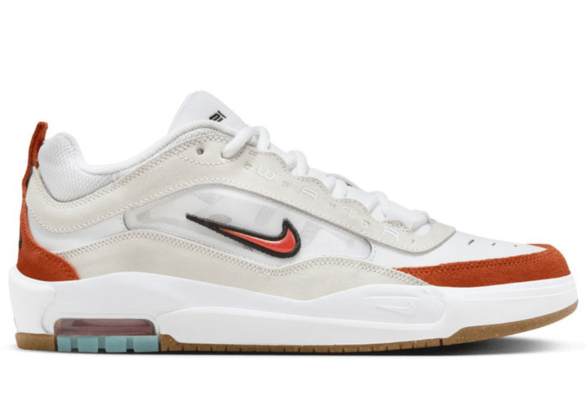 Skateboarding Nike SB Air Max Ishod Wair 2 White Orange Gum Bela | FB2393-103