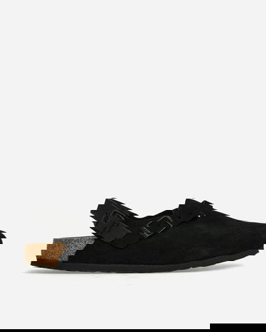 Superge in čevlji Birkenstock Black Narrow Tokio II Slip-On Loafers Črna | 1028348, 1