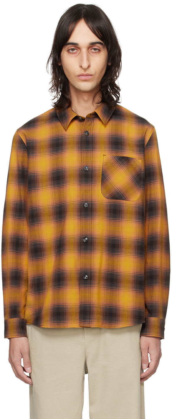 Srajce A.P.C. Trek Overshirt Oranžna | COGVW-H02396
