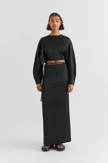 Krila AXEL ARIGATO Eve Belted Skirt Črna | A2119001, 4