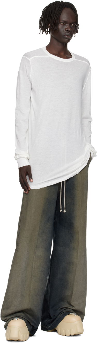 Majica Rick Owens Rick Owens Concordians Level Long Sleeve T-Shirt Bela | RU02E1266 UC, 3