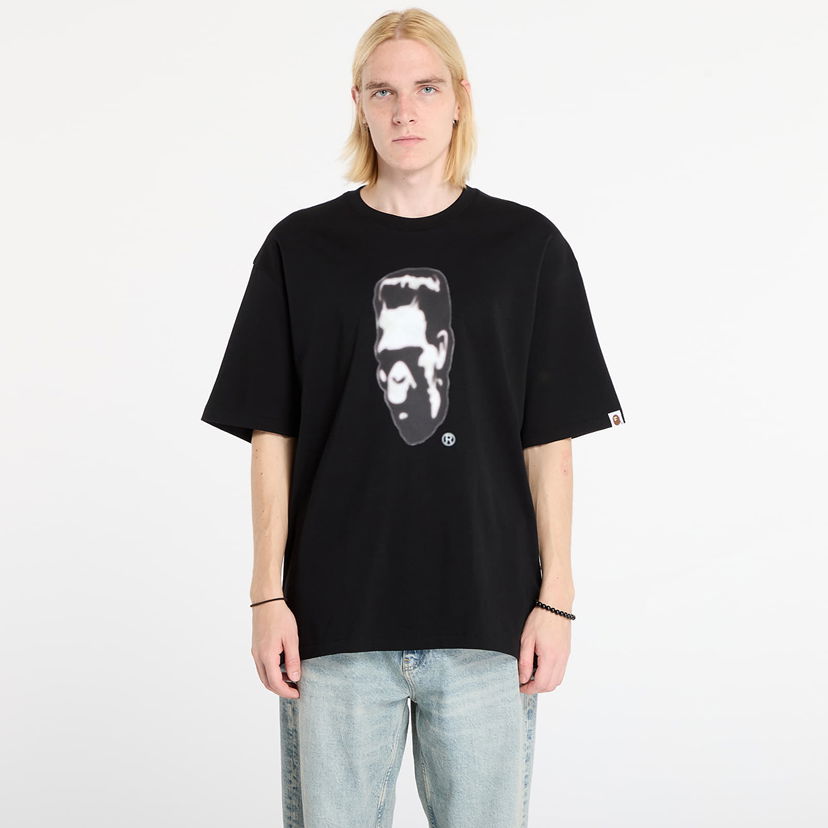 Majica BAPE City Camo Frankenstein Relaxed Fit T-Shirt Črna | 001TEL801317MBLK