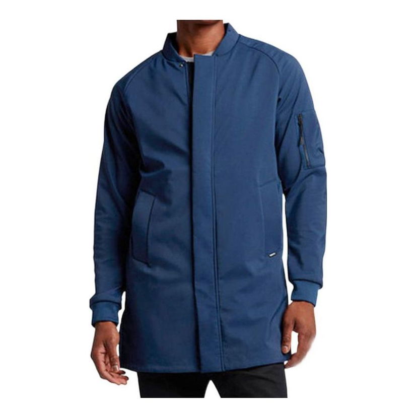 Bomber jakna Nike Stand Collar Jacket with Zipper Pockets Modra | 822239-423