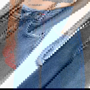 Kavbojke RIPNDIP RIPNDIP Ace Ultra Wide Leg Pants Modra | RNDFALL25110, 1