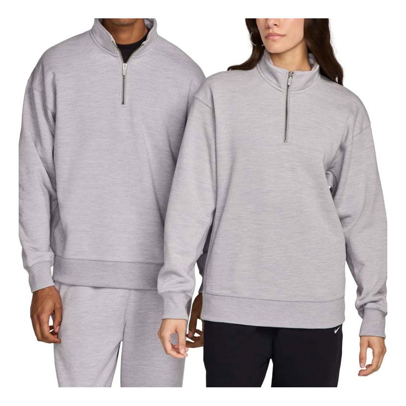 Pleteni pulover Nike Wool Classics 1/4-Zip Top Siva | FV4892-048
