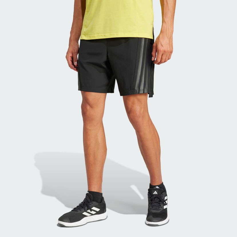 Kratke hlače adidas Performance Designed-for-Training 3-Stripes Shorts Črna | JE5682