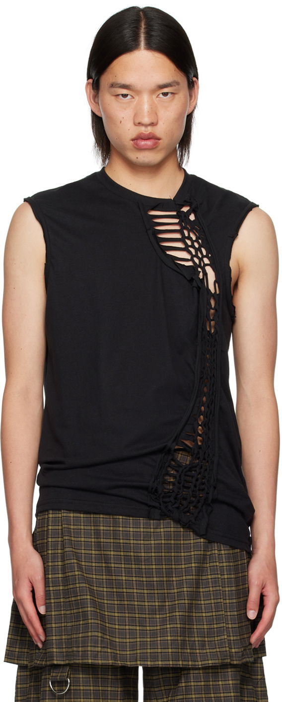 Majica brez rokavov Collina Strada Collina Strada Tosh Sleeveless Top Črna | XX3379