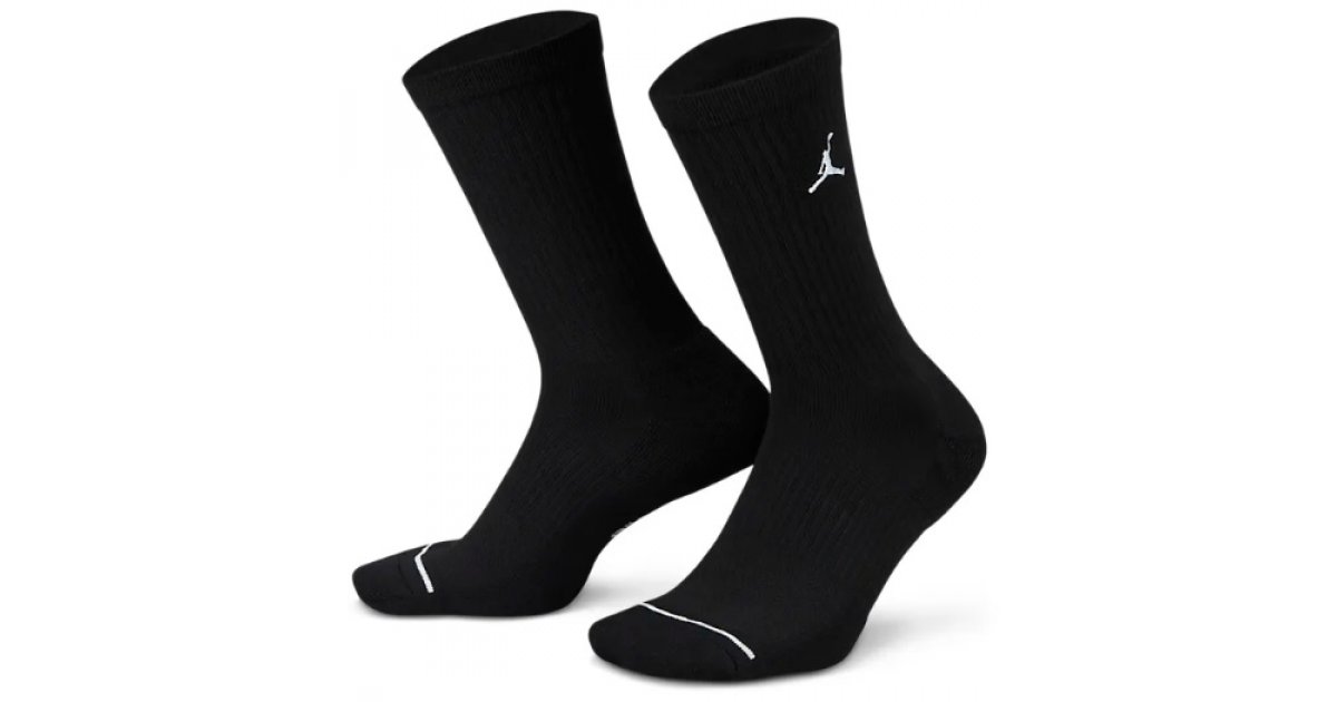 Nogavice Jordan Everyday Crew Socks 3-pack Črna | dx9632-010, 1