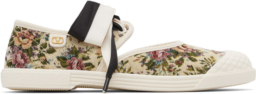 Superge in čevlji Valentino Valentino Garavani Bow Floral Jacquard Večbarvna | 7W2S0LH9XAA