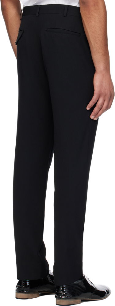 Hlače Comme des Garçons Homme Plus Wool Gabardine Trousers Črna | PO-P046-051, 2