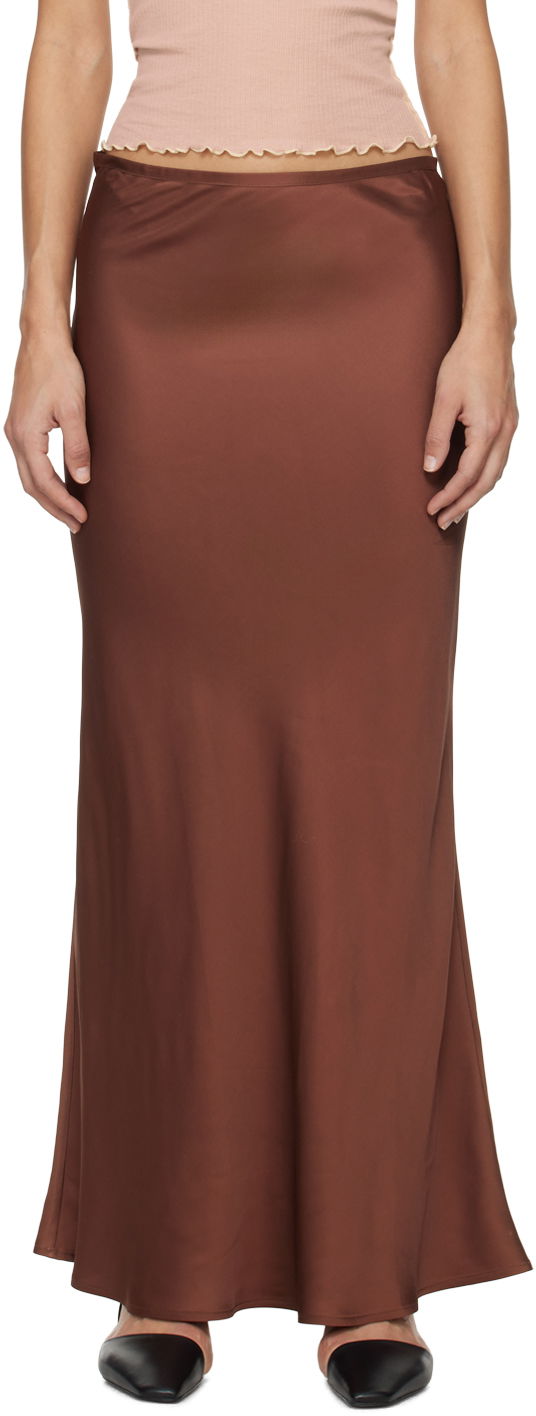 Krila Baserange Maxi Skirt Rjava | SKDYF-VI-SP24