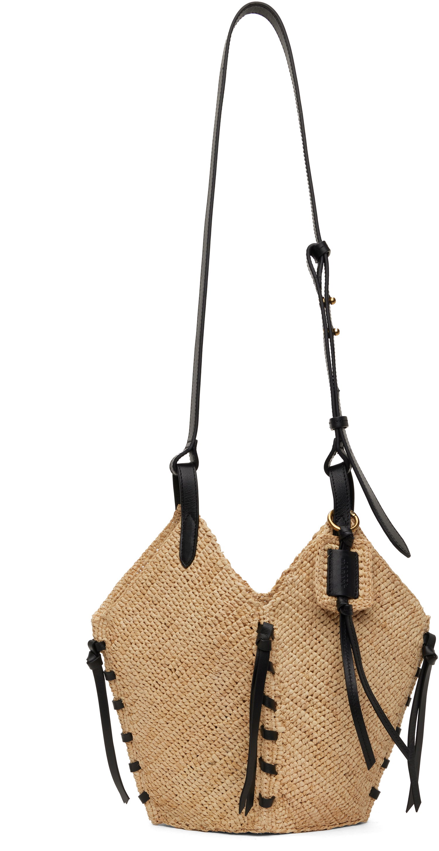 Torbica ISABEL MARANT Isabel Marant Tampa Mini Raffia Tote Bež | PM0067FA-C1X07M, 0
