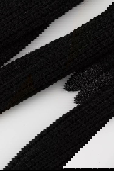 Rokavice UGG UGG Rib Knit Mittens Črna | 101022-BLK, 2