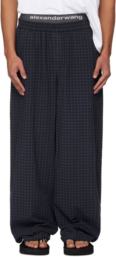 Hlače Alexander Wang Alexander Wang Relaxed Trousers Modra | 6WC3254885, 0