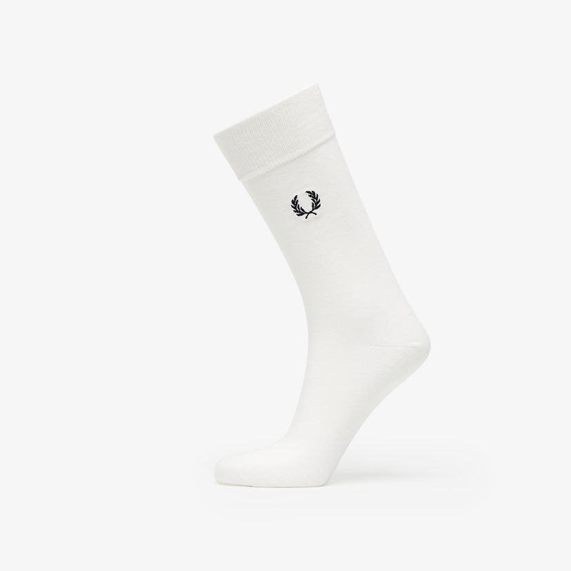 Nogavice Fred Perry Classic Laurel Wreath Sock White Bela | C7135 L59
