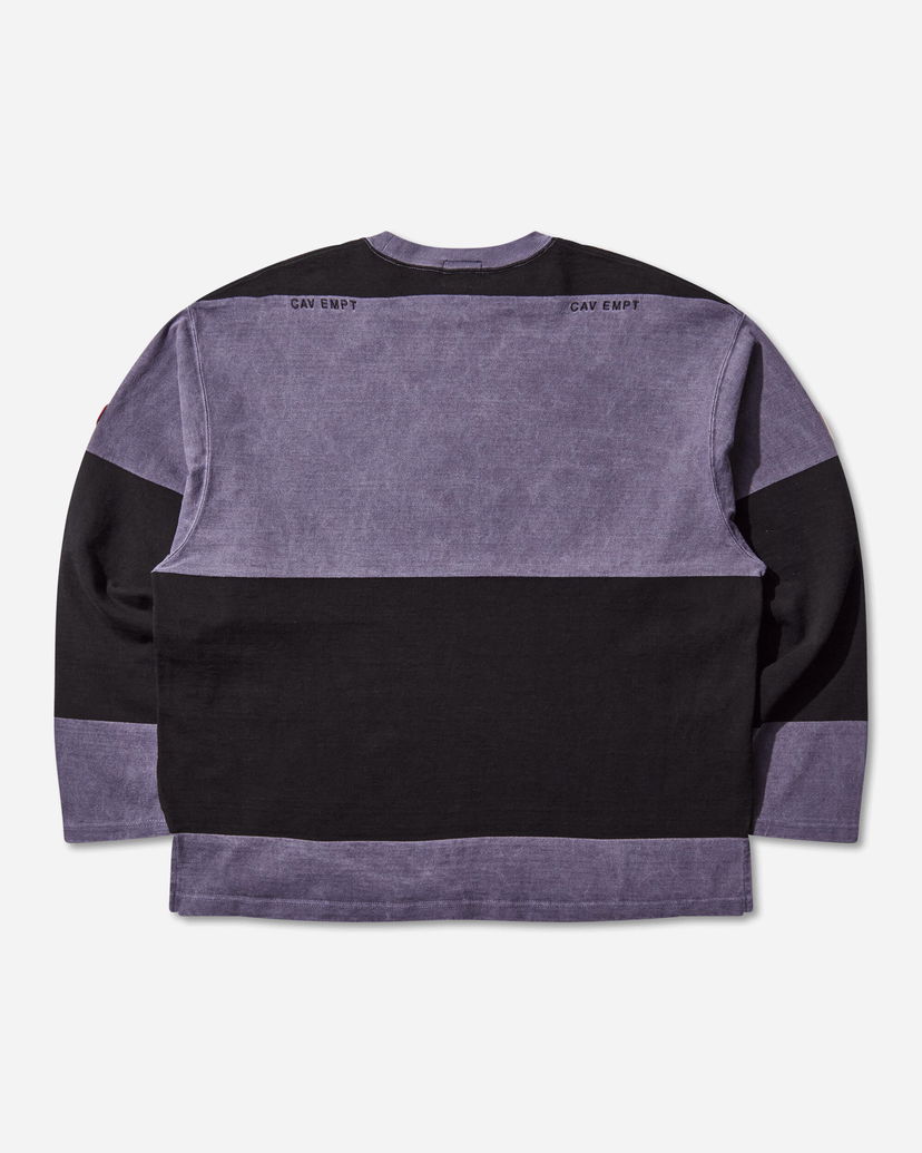 Majica Cav Empt Overdye Stripe Longsleeve T-Shirt Večbarvna | CES28CS20 PURPLE