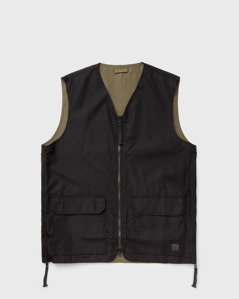 Telovnik TAION MILITARY RVS V NECK VEST Črna | TAION-R001ZNDML-1-BLACK