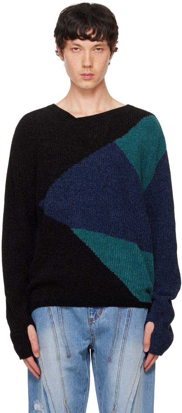 Pleteni pulover Andersson Bell Sweater Fite Črna | atb1164m