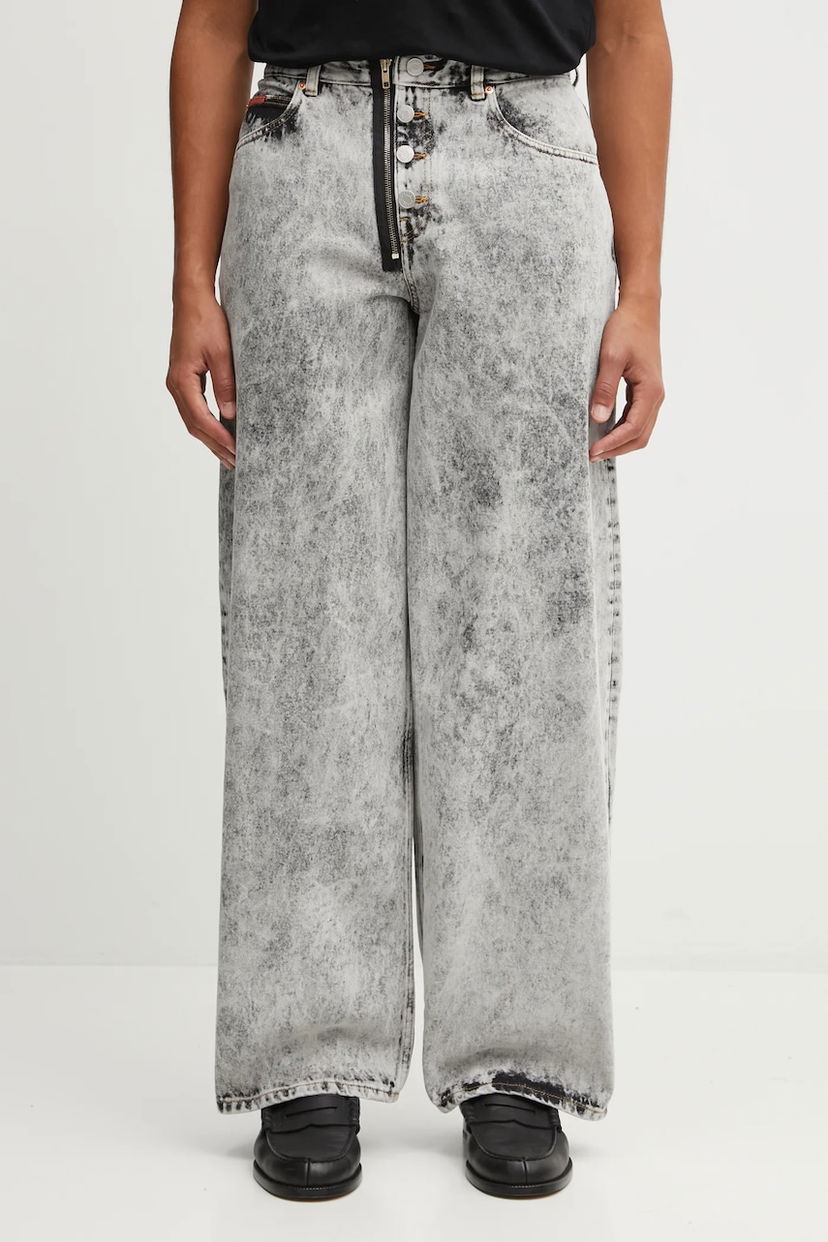 Kavbojke Martine Rose Martine Rose Zip Hem Jeans Siva | 259WD09049