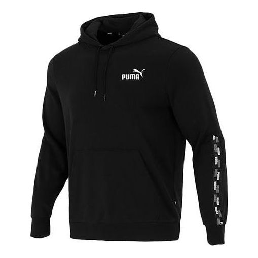 Pulover Puma Essentials Tape Men's Hoodie Črna | 846560-01