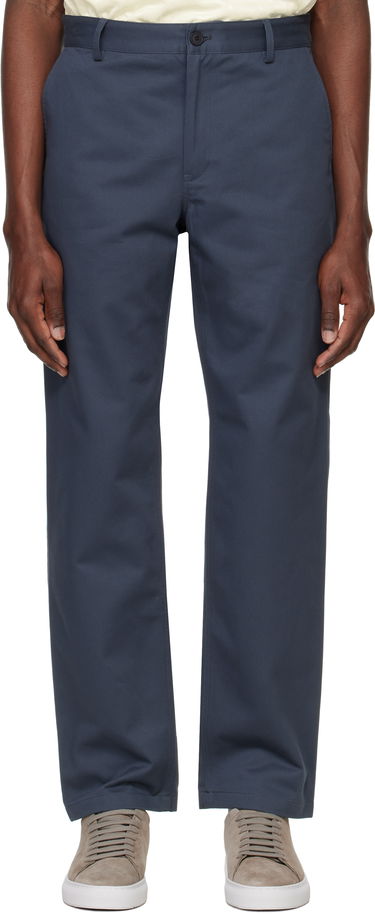 Hlače MAISON KITSUNÉ Maison Kitsuné Casual Chino Trousers Modra | OM01101WW9043, 0