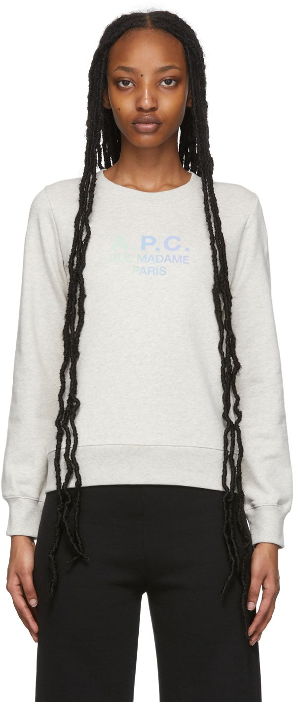 Pulover A.P.C. Mathilda Sweatshirt Siva | COEBH-F27712, 0