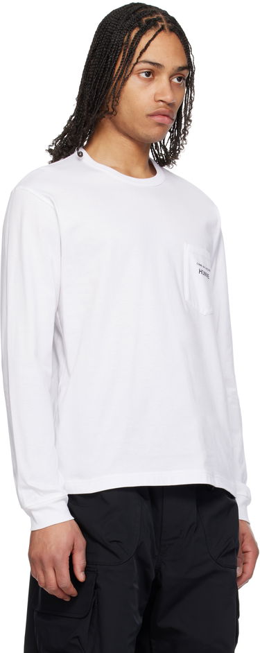 Majica Comme des Garçons Pocket Long Sleeve T-Shirt Homme Črna | HO-T102-051, 4
