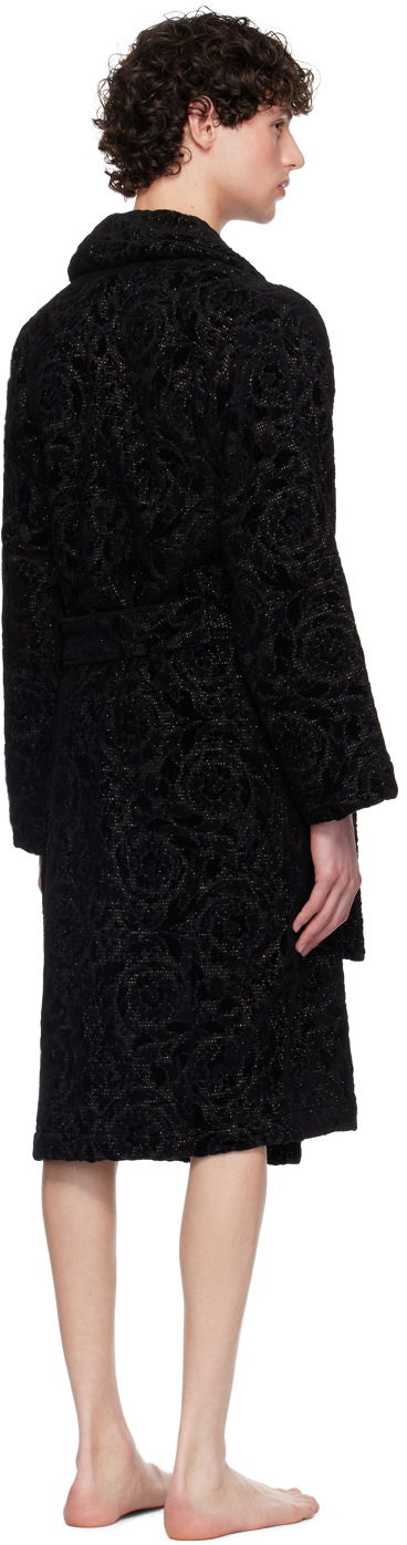 Pižame Versace Barocco Robe Črna | ZACJ00010_1A08851, 2