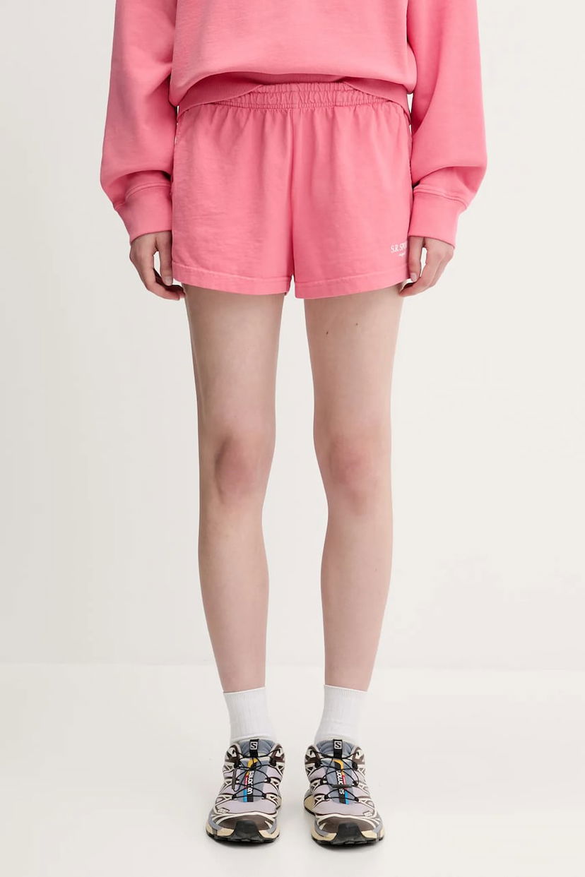 Kratke hlače Sporty & Rich Sporty & Rich Sr Sport Disco High Waist Shorts Roza | SH037612304P139