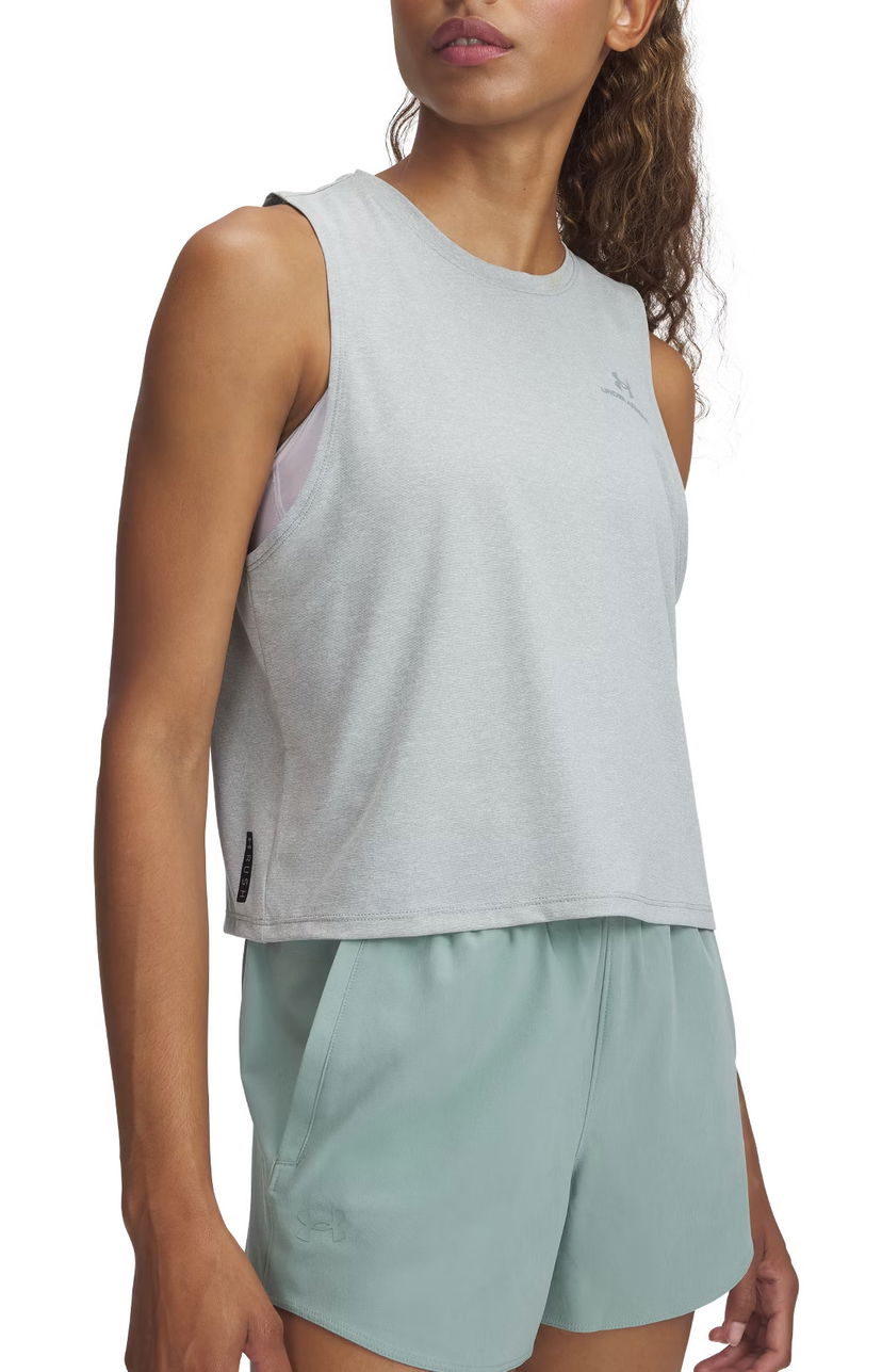 Majica brez rokavov Under Armour Under Armour Vanish Energy Crop Tank Top Siva | 1383654-348