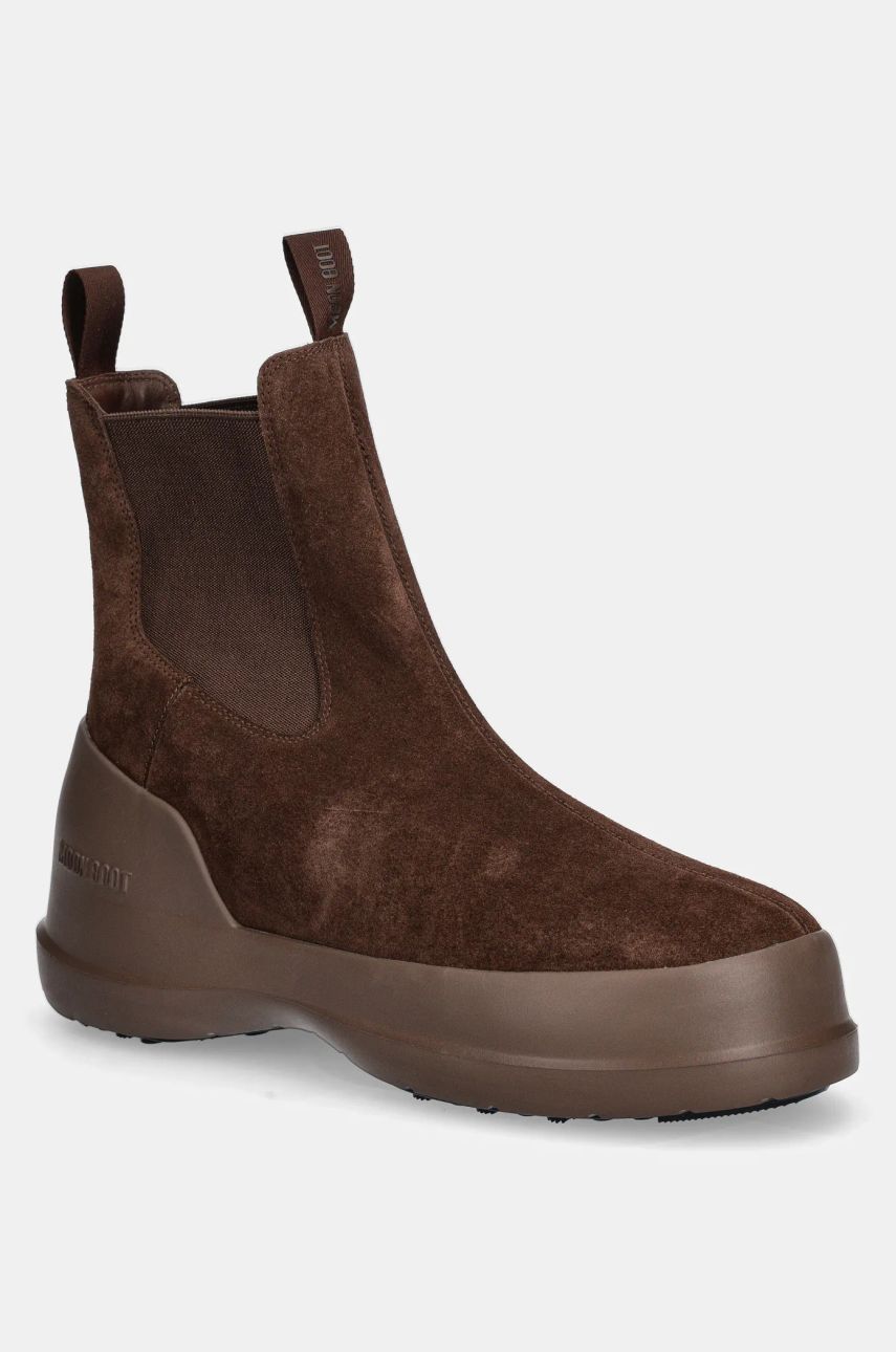 Superge in čevlji Moon Boot Suede Chelsea Boots Rjava | 80D2480050.M004, 1