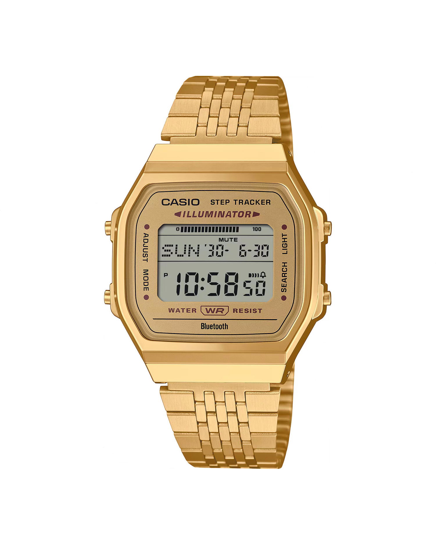 Ure CASIO Digital Watch with Step Tracker and Bluetooth Kovinski | ABL-100WEG-9AEF, 0