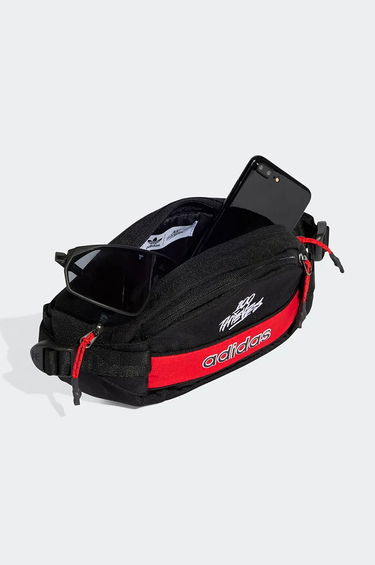 Torbice za okoli pasu adidas Originals 100 Thieves Waist Bag Črna | JE0318, 4