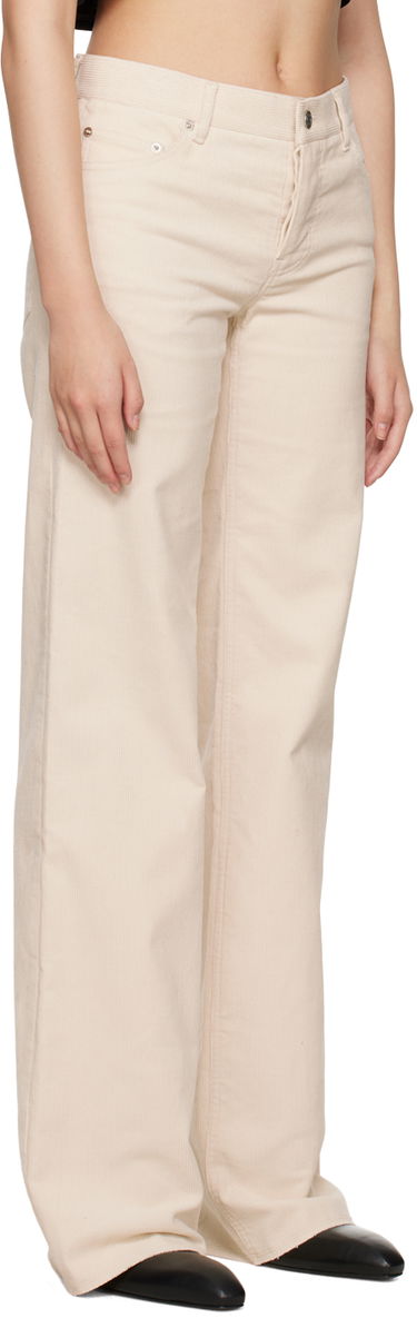 Hlače We11done We11done Loose-Fit Corduroy Trousers Bež | WD-PT3-22-287-W-WH, 1