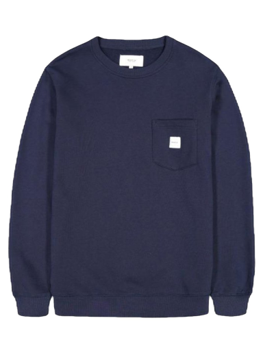 Pulover Makia Square Pocket Sweatshirt Mornarica | M41073_661