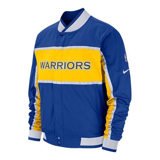 Bomber jakna Nike Golden State Warriors NBA Colorblock Jacket Modra | AJ9152-495