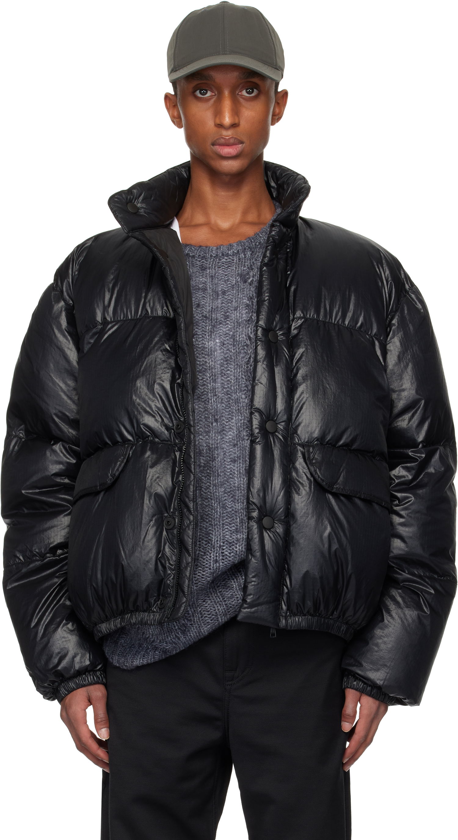 Puhovka OUR LEGACY Inhale Puffa Jacket Črna | M4231IPB, 0