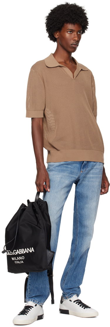 Nahrbtnik Dolce & Gabbana Drawstring Backpack Črna | BM2336AG182, 3