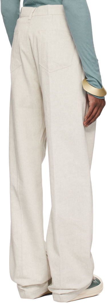 Hlače Rick Owens Rick Owens Hollywood Geth Jeans Bež | RU01E5333 DRD, 2