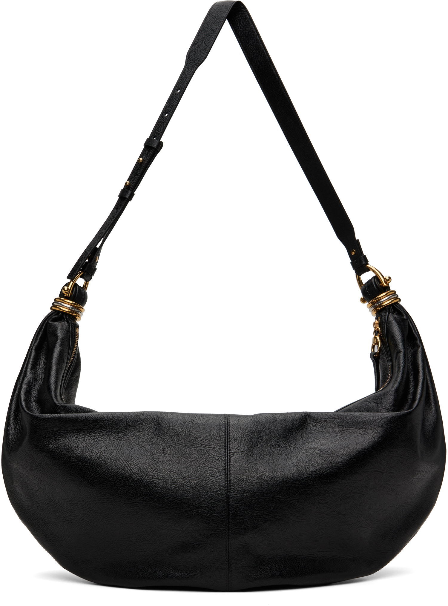 Torba za čez ramo CHLOÉ Large Bracelet Bag Črna | CHC24AS610N72, 0
