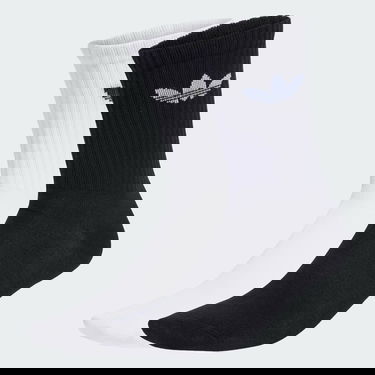 Nogavice adidas Performance Ribbed Crew Socks 2 Pairs Črna | JX5211, 0