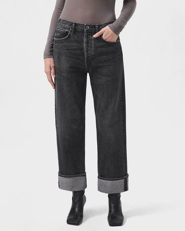 Kavbojke AGOLDE Fran Black Jeans Črna | A9157-1346-DITCH, 1