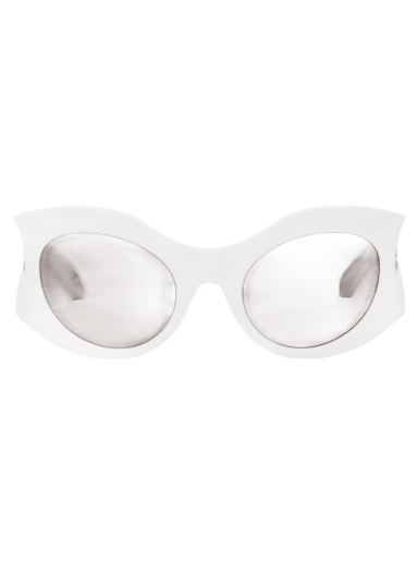 Sončna očala Balenciaga Hourglass Round Bela | BB0256S