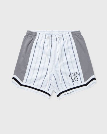 Kratke hlače BAPE Reversible Relaxed Fit Mesh Shorts Bela | 001SPL301325MWH, 0