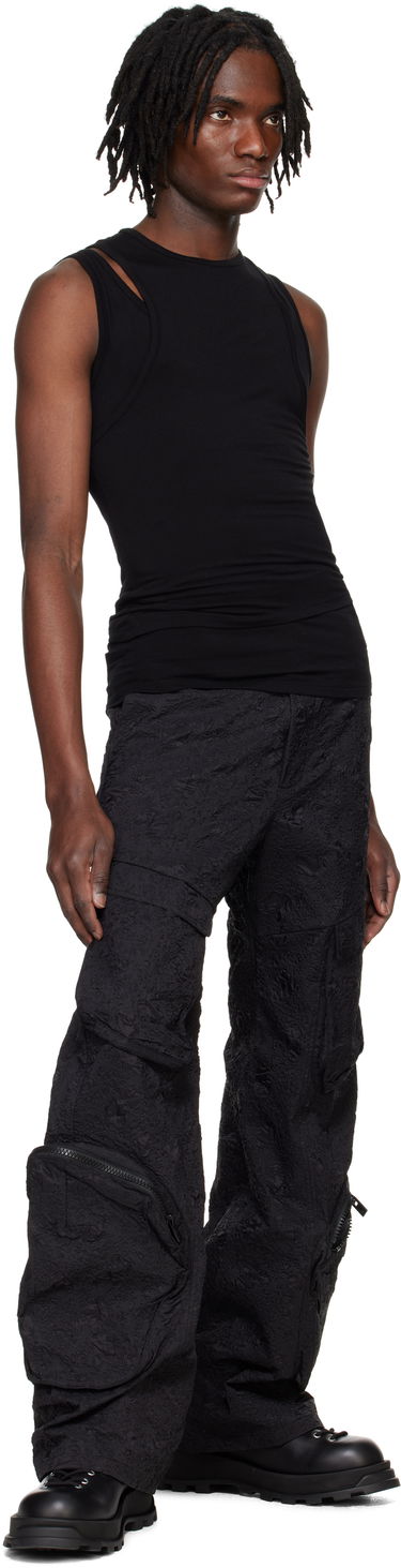 Majica brez rokavov HELIOT EMIL Heliot Emil Eudaimonia Double Layered Tank Top Črna | PRESS25_M_09_130_BLK01, 3