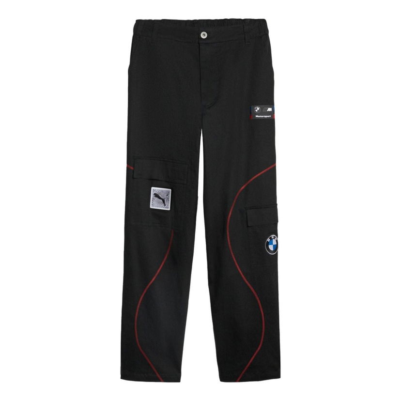 Cargo hlače Puma BMW M Motorsport Garage Crew Pants Črna | 621028-01
