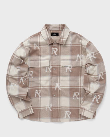 Srajce Represent Clo Represent ALL OVER INITIAL FLANNEL SHIRT Bež | MLM216-426, 2