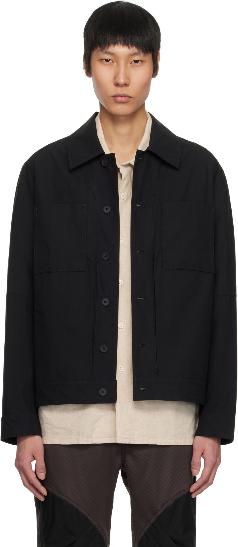 Jakna Craig Green Craig Green Worker Jacket Črna | CGSS25CWOJKT86