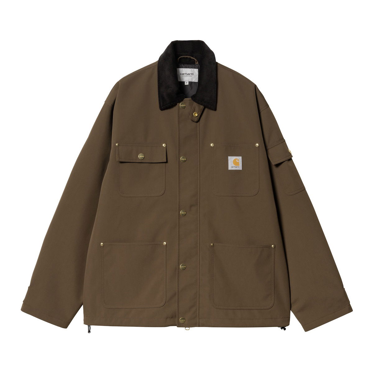 Jakna Carhartt WIP Corduroy Collar Chore Coat Zelena | I034424_19, 0