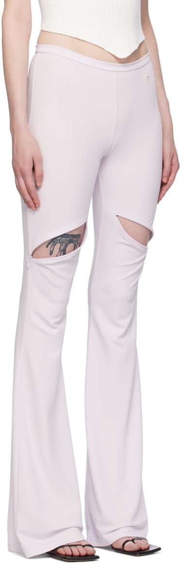 Pajkice Courrèges Cutout Flare Trousers Črna | 224JPA232JS0066, 4